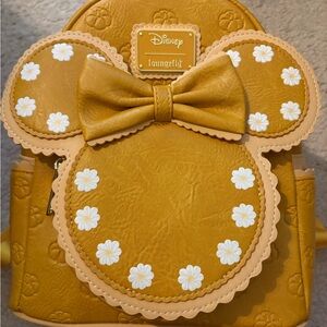 Loungefly Pumpkin Minnie Daisy Mini Backpack